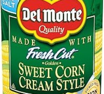 Del Monte Canned Fresh Cut Golden Cream Style Corn, 14.75 Oz,