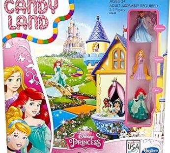 Hasbro Gaming Candy Land Disney Princess Edition Board Game | Preschool Games for 2-3 Players | Fami