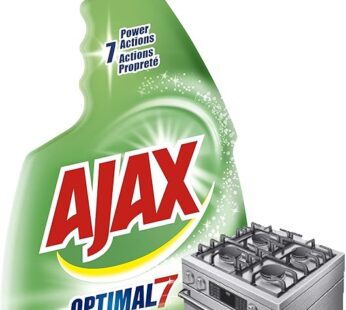 Ajax Kitchen Degreaser Spray, Easy Rinse Surface Cleaner Trigger, Deep Cleaning Stain Remover, 600 ml