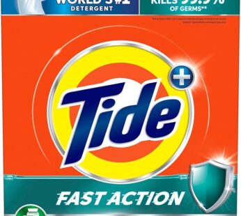 Tide Anti-bacterial Fast action Laundry Detergent Powder, 2.25 KG