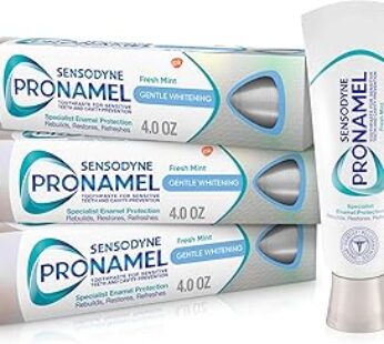 Sensodyne Pronamel Gentle Teeth Whitening Enamel Toothpaste for Sensitive Teeth, to Reharden and Str