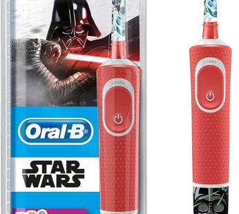 Oral-B Kids Vitality 100 Electric Rechargeable Toothbrush (Star Wars) With Uae 3 Pin Plug