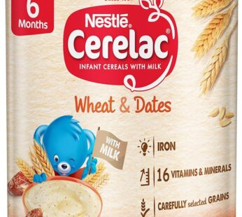 Cerelac Nestle Cerelac Infant Cereal Wheat & Dates, Tin Pack, 400G