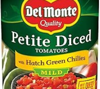 Del Monte Petite Diced Tomatoes with Hatch Green Chilies, 14.5-Ounce