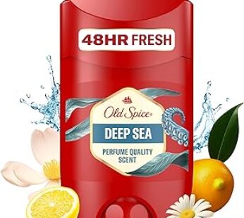 Old Spice Deep Sea Deodorant Stick for Men, 50 ml, 48H Fresh, Long-Lasting Fragrance in Perfume Qual