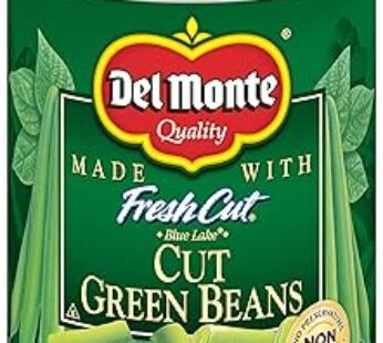 DEL MONTE FRESH CUT BLUE LAKE Cut Green Beans Canned Vegetables, 28 oz Can