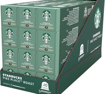 Starbucks Pike Place Roast By Nespresso, Medium Roast (12 Sleeves)