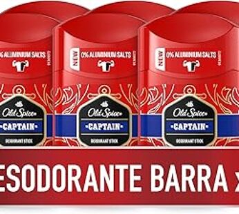 Old Spice Captain Deodorant Stick, Pack of 6 x 50 ml (300 ml Total)