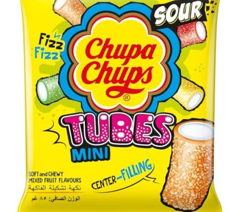 Chupa Chups Sour Mini Tubes Jelly Candy 85.5g