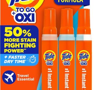 Tide Pen Stain Remover for Clothes, Tide To Go Pen, Instant Stain Remover Pen & Spot Cleaner, Portab