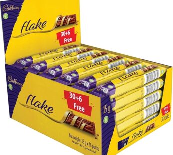 Cadbury Flake Chocolate 15 g, Pack of 36