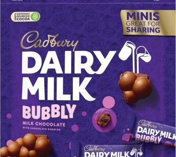 Cadbury Dairy Milk Bubbly Milk Chocolate sharing pack 168g