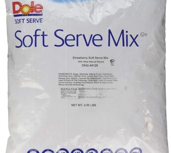 Strawberry Dole Whip Soft Serve Ice Cream Mix (Large 4.4 Pound Bag) – Authentic Dolewhip Same As Fou