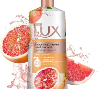 Lux Revitalizing Body Wash, Grapefruit, with Vitamin C Essence & 2x Freshness, 700ml