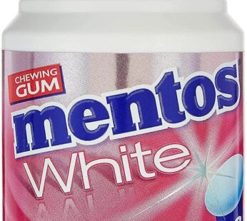 Perfetti Mentos Mentos White Sugar Free Chewing Gum Tutti Fruitti Flavor 38pcs