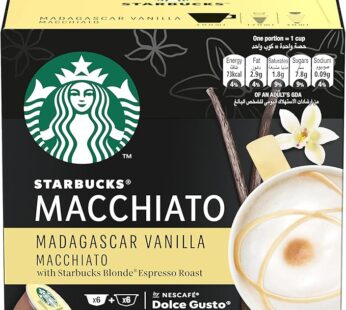 Starbucks Madagascar Vanilla Macchiato By Nescafe Dolce Gusto 12 Capsules