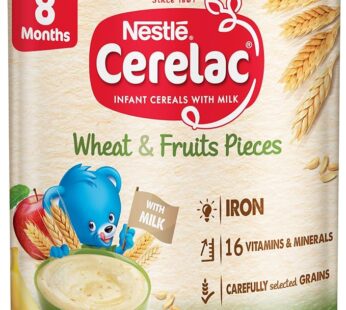 Cerelac Nestle Cerelac Infant Cereals With Iron + Wheat & Fruit Pieces From 8 Months 400g