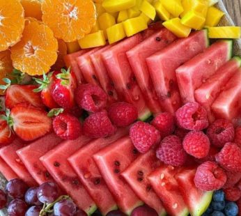 Chopped fruit basket