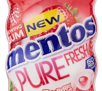 Mentos Pure Fresh Strawberry Flavour Chewing Gum Sugar Free 50pcs