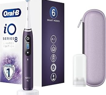 Oral-B iO8 Electric Toothbrushes For Adults, Gifts For Women/Men, App Connected Handle, 1 Toothbrush