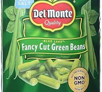 Del Monte Fancy Cut Green Beans – 101 Ounce