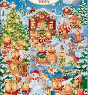 Lindt Teddy Advent Calendar Winter Wonderland Milk Chocolate 170 g