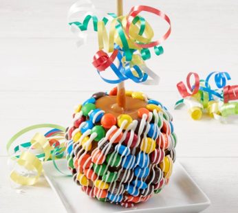 Delightful Caramel Apple with Candies