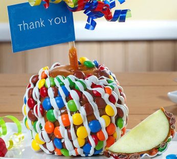 Big Thank You Caramel Apple with Candies