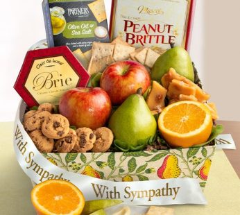 In Loving Memory Fresh Fruit Sympathy Basket