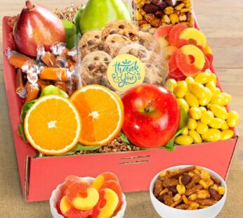 Thank You Fresh Fruit & Sweets Gift Box