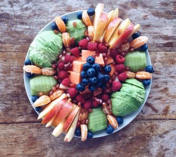 Chopped fruit basket