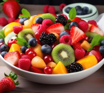 Chopped fruit basket