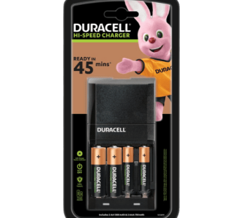 Duracell High Speed Charger Ready In 45 Minutes