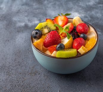 Chopped fruit basket