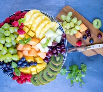 Chopped fruit basket