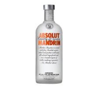 ABSOLUT VODKA MANDARIN 40% 100CL