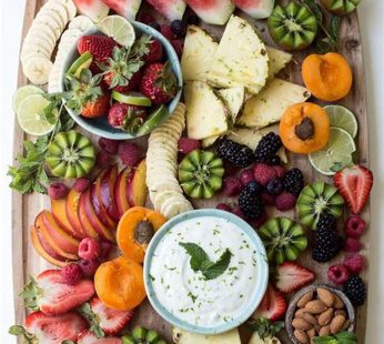 Chopped fruit basket