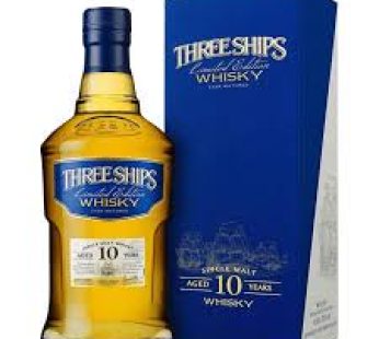 THREE SHIPS 10YO SINGLE MALT WHISKY 75CL