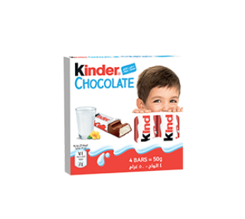 Kinder Chocolate 50 gr ? 4 bars