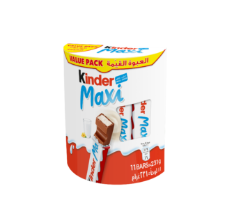 Kinder Chocolate Maxi 231g, 11 bars