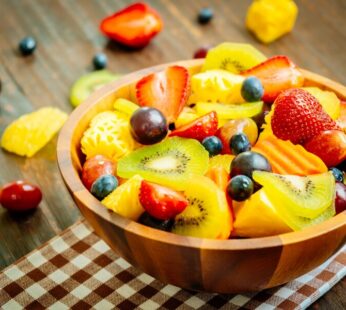 Chopped fruit basket