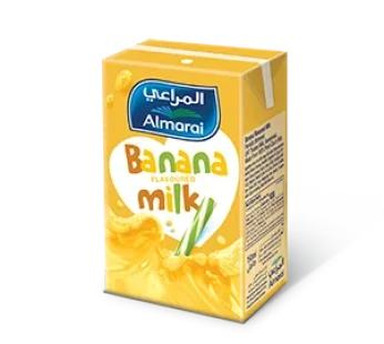 Banana Flavored Long Life Milk